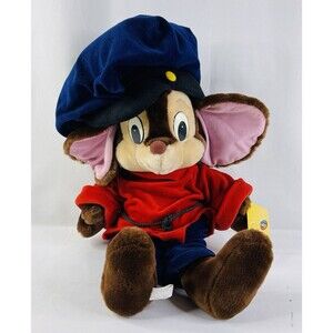 NWT Vintage 1986 Fievel Goes West An American Tail 22" Plush Mouse Doll Sears